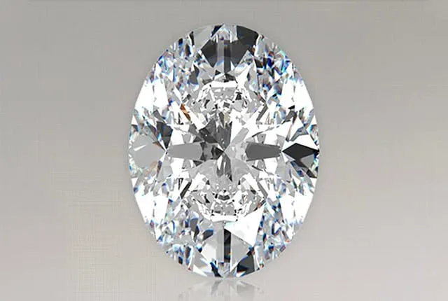 2.45 Carat Oval Lab Diamond